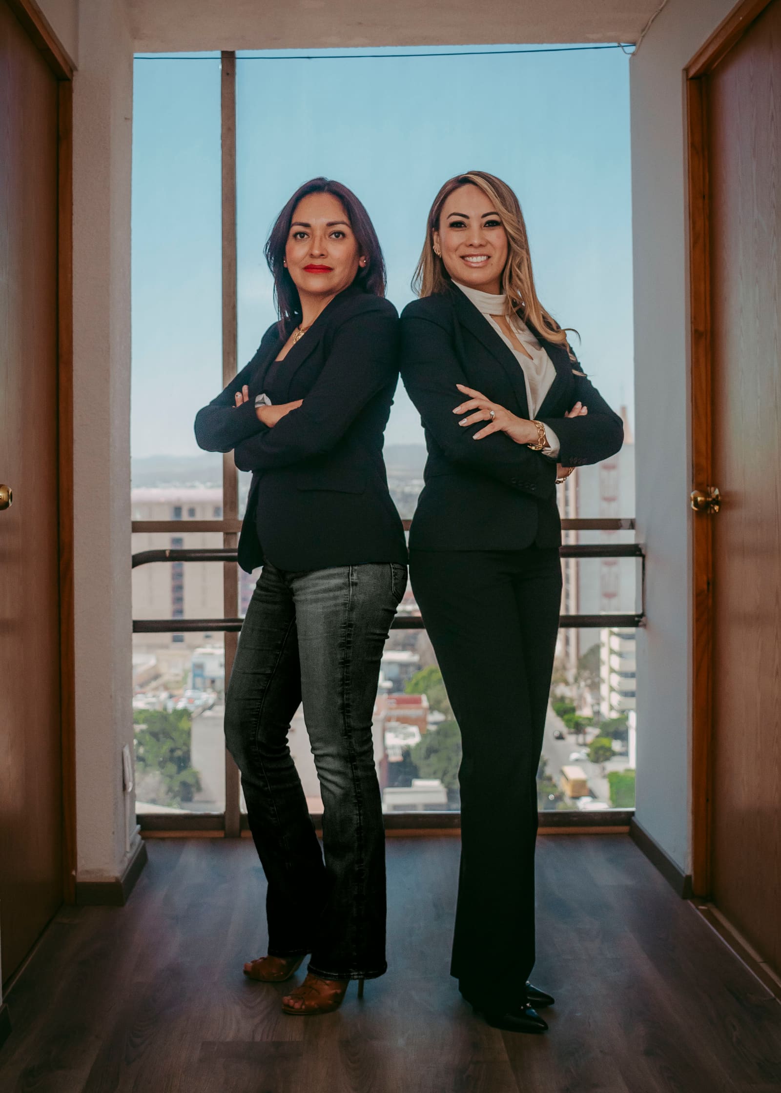 Socias de Coronado Ruiz Abogados en las oficinas del despacho en San Luis Potosí